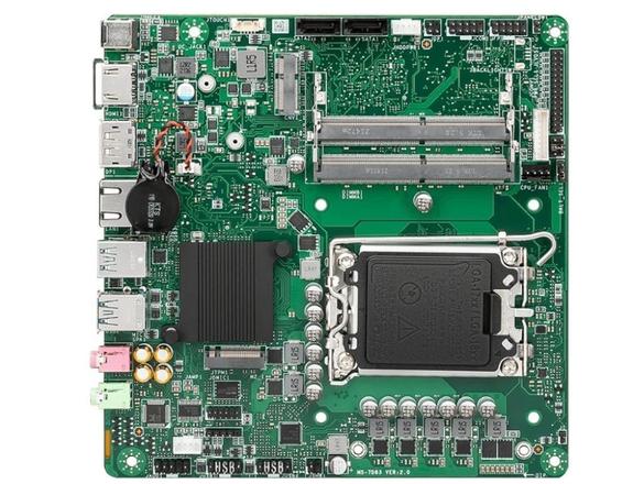 微星推出了支持英特尔第 12/13 代处理器的H610 Thin Mini ITX 主板