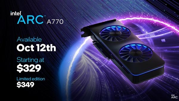Intel Arc A750/A770显卡价格公布！定价良心