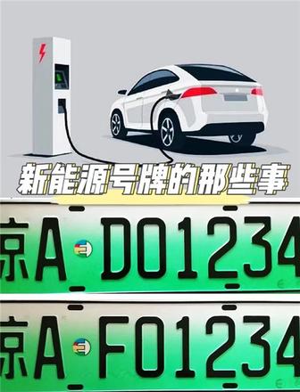 新能源汽車牌照前面的F和D代表了什麼意思呢 有什麼區別呢？