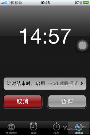 iphone4s电池不耐用?教你打开iPhone4S的iPod睡眠模式