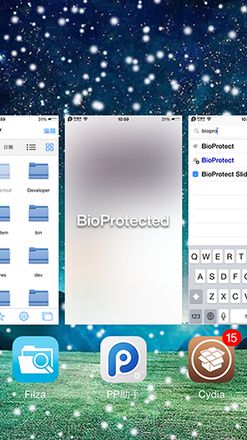 iPhone5s iOS8应用加密越狱插件BioProtect使用图文详解