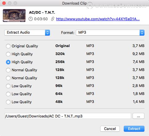 4K YouTube to MP3使用教程：直接转移到iTunes