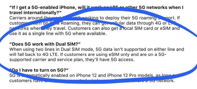 iPhone12无法启用5G吗