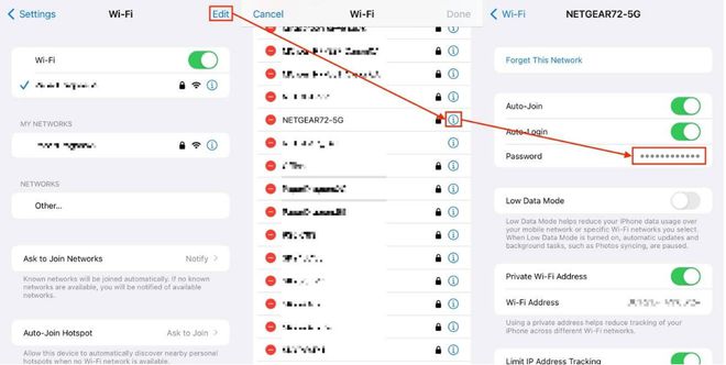 如何在 iOS 16 中查看旧网络的 Wi-Fi 密码？