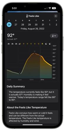 iOS 16的天气应用有哪些新功能？