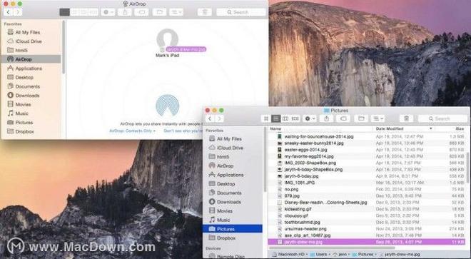 如何在macOS上使用AirDrop在Mac和iPhone之间复制文件