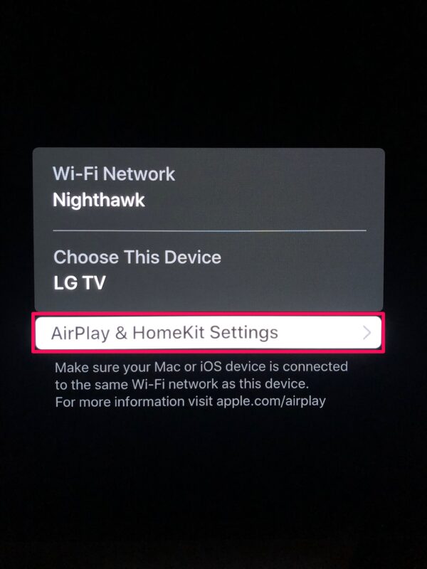 如何在 LG 电视上设置 HomeKit