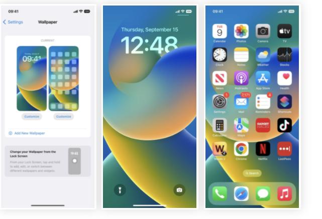 iOS16新功能让iPhone的主屏幕自定义变得更好