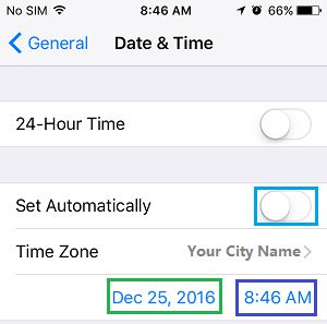 在 iPhone 上手动设置日期和时间