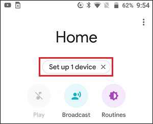 在 Google Home 应用中设置设备选项