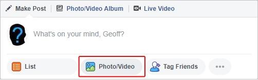 如何将图片或视频上传到Facebook