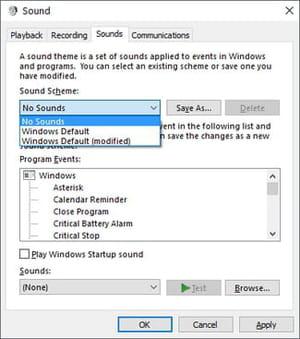 如何在Windows10上关闭系统声音，快速设置音效
