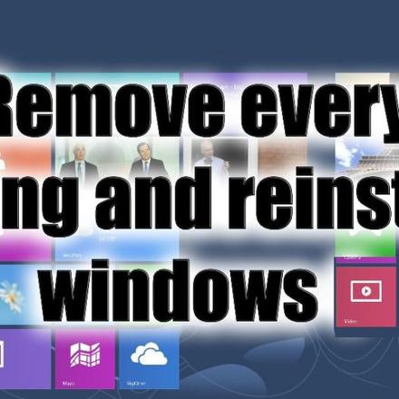 重新安装Windows