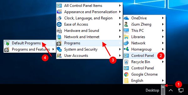 如何将Chrome设置为Windows10中的默认Web浏览器