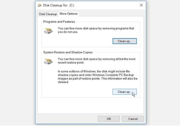 在Windows10中删除系统还原点的4种简单方法