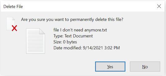 如何在Windows10上永久安全地删除文件