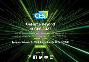 英伟达1月3日举办“GeForce Beyond”主题活动，40系列移动显卡有望发布
