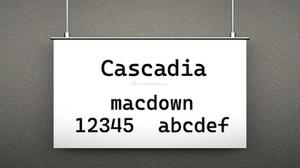 关爱码农，拒绝瞎眼：微软公司的新字体Cascadia Code