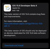 iOS15.6 Beta 4更新内容及升级方法