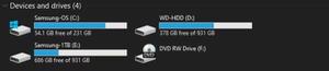 如何使用SSD和HDD组织Windows文件