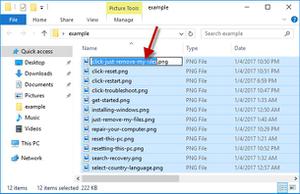 在Windows10中一次重命名多个文件的2个选项