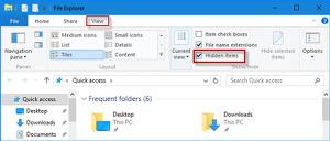 在Windows10中显示所有隐藏文件和文件夹的3种方法