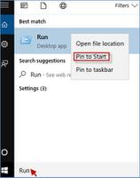 在Windows10中将运行添加到开始菜单的3种方法