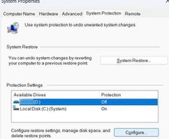 如何在Windows11上启用驱动器系统保护